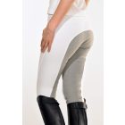 Pfiff children's full seat riding breeches grey inserts