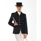 women's striped riding blazer
