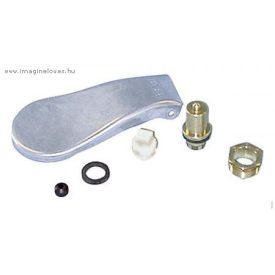 Copper pouring valve for metal pourer