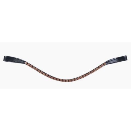 HKM rose-gold köves ívelt homlokszíj