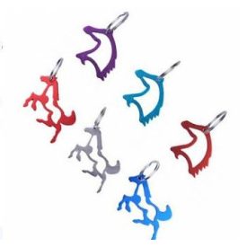 HKM lovas kulcstartó sörnyitó