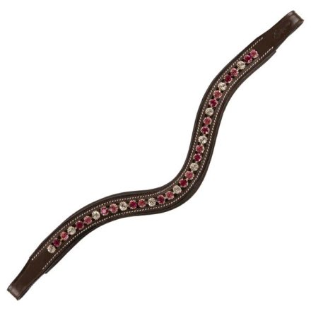 Imagine purple-pink stone browband