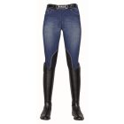 HKM Denim women's breeches with knee grip 40