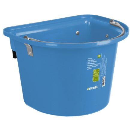Tournament feed manger with hanging bracket and carrying handle