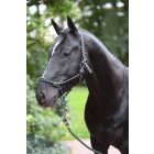 Covalliero knotted halter black/grey