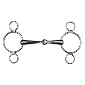 FEELING CONTINENTAL GAG BIT, 3-RING CHEEKS