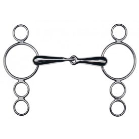 FEELING CONTINENTAL GAG BIT, 4-RING CHEEKS