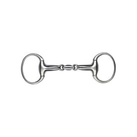   FEELING “ANATOMIC” SATIN FINISH STAINLESS STEEL EGGBUTT SNAFFLE