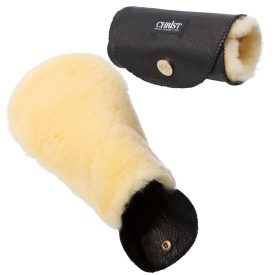 CHRIST gyapjú ápolókesztyű bőrrel CHRIST gyapjú ápolókesztyű bőrrel