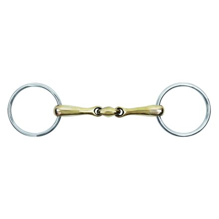 waldhausen CUPRIS DOUBLE-JOINTED SNAFFLE, SOLID