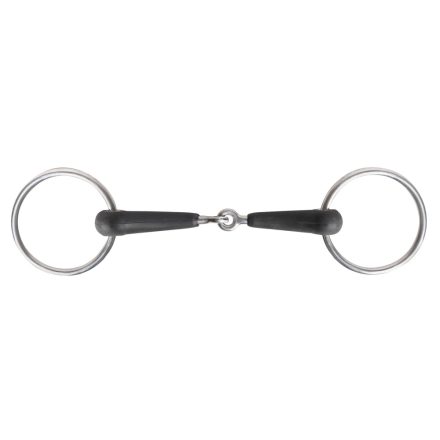 Waldhausen RUBBER SNAFFLE BIT, JOINTED