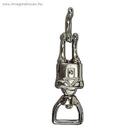 Pánik karabiner forgó csatos 25mm. nikke