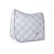 ES White Perfection Silver dressage saddle pad