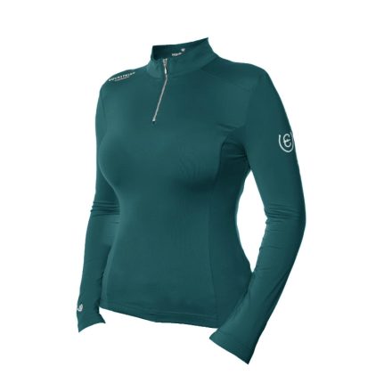 ES  women's long-sleeved Emerald with UV filter