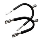 Feeling men's rubbered spur with globular ending