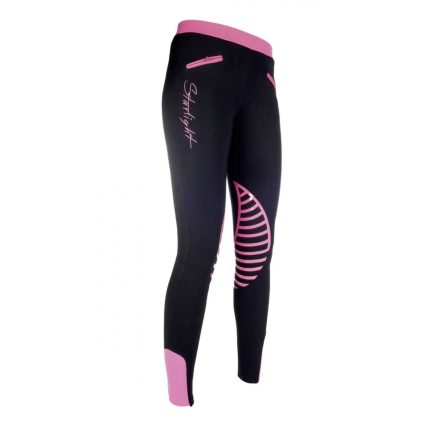 HKM Starlight riding leggings with knee grip