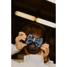 EQUITHEME HAIR NET BARRETTE RHINESTONE