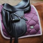 ES Orchid bloom dressage saddle pad