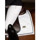  ES White perfection dressage saddle pad