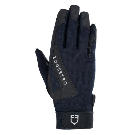 Equestro mesh riding gloves