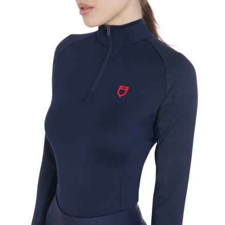 Equestro long-sleeved technical shirt