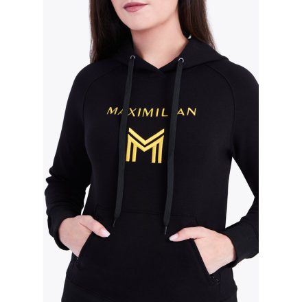 Maximilian Emblem pulóver Black/Gold S