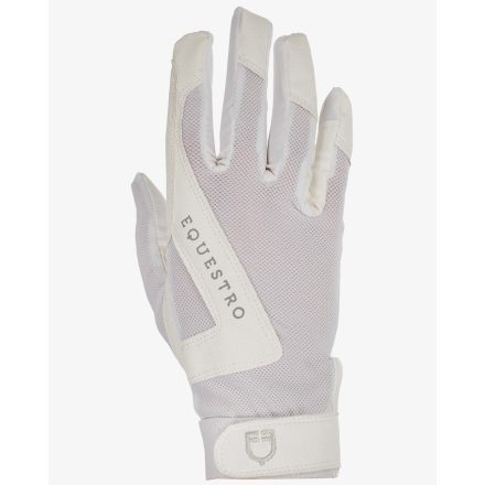 Equestro mesh riding gloves