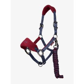 Lemieux Vogue halter burgundy/navy Lemieux Vogue halter burgundy/navy