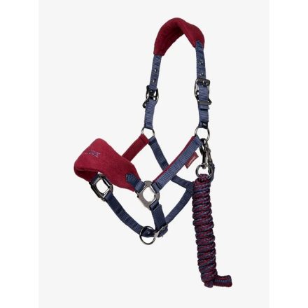 Lemieux Vogue halter burgundy/navy