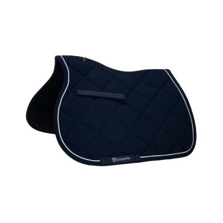 EQUESTRO JUMPING SADDLE PAD IN COTTON WITH TRIMMINGS