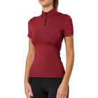 ES UV szűrős női rövidujjú Bordeaux